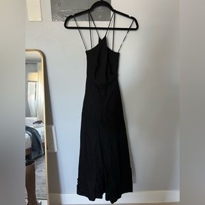 Zara Black Linen Dress